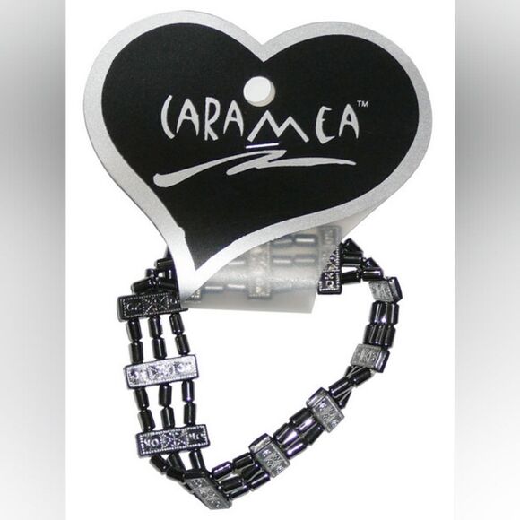 $5 Add On - NWT Caramea Hematite Stretch Bracelet - Picture 6 of 8